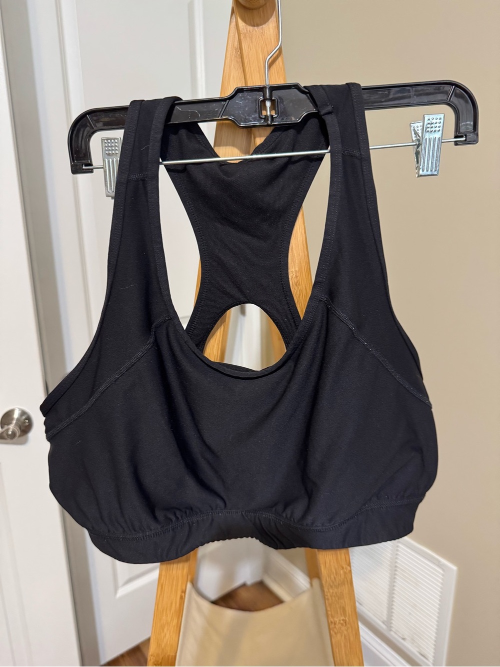 Xersion Black Racerback Sports Bra - High Support